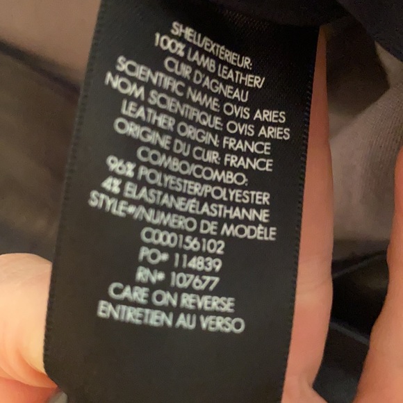 Alice & Olivia leather pants size 2 - Picture 11 of 14